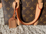 LOUIS VUITTON Authentic Monogram Soufflot BB Gold Purse