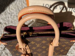 LOUIS VUITTON Authentic Monogram Soufflot BB Gold Purse