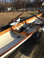Rowing boat/scull --fun exercise