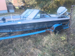Glasstrem bass boat with trailer and motor