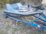 Glasstrem bass boat with trailer and motor