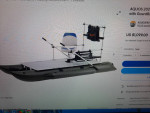Aquos heavy duty 12ft inflatable pontoon