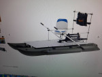 Aquos heavy duty 12ft inflatable pontoon