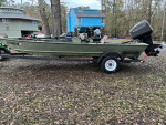 17ft. 3 inch Fisher Aluminum Boat