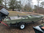 17ft. 3 inch Fisher Aluminum Boat
