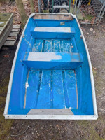 1965 SEA NYMPH MODEL 8J 8' ALUMINUM JON BOAT