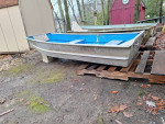 1965 SEA NYMPH MODEL 8J 8' ALUMINUM JON BOAT