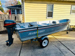 14 foot Alumacraft boat