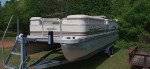 Just Reduced from 16,400 22 ft. Pontoon Boat Very Good Condition