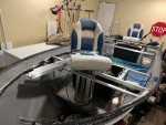 17’ aluminum bass boat conversion