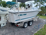 2000 Sea Pro 21' Aluminum trailer