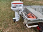 1980 Lowe 16ft flatbottom boat