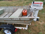 1980 Lowe 16ft flatbottom boat