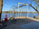 Private boat storage on the Fox River