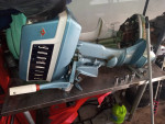 Boat motor and trailer