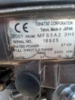 2001 tohatsu 5 hp. Long shaft