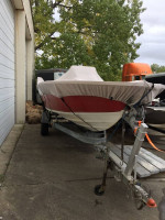 1987 Bonita Center Console 19ft with trailer