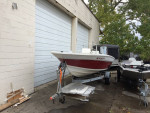 1987 Bonita Center Console 19ft with trailer