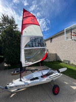Open Skiff / Open BIC / kids sailboat, hardly used