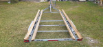 Pontoon boat trailer galvanized tandem axle