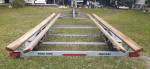 Pontoon boat trailer