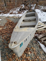 15' Grumman sport canoe and 3.3 motor