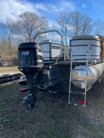 I can build you a tritoon or regular pontoon boats