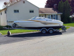 2007 Larson Senza 206 w/ EZ Loader tandem trailer