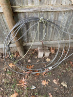 25 foot stainless moring cable, half inch diameter
