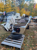 Bass boat with trailer