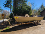 16ft Bass boat with trailer