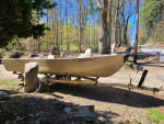 16ft Bass boat with trailer