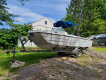 1969 Thunderbird Comanche boat with motor and trailer