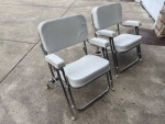 Kingfish II stainless steel deck chairs