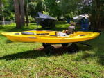 Old Town Predator 13 Kayak with optional Rudder