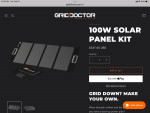 Portable power station with solar panels