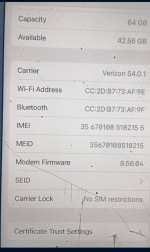 Parts only apple iphone 5 and apple iphone 8