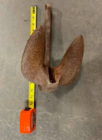 Vintage Roloff  N20 Old Boat Anchor - Cast Iron, Swivel