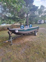 16 foot king fisher with 6horse evinrude