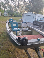 16 foot king fisher with 6horse evinrude