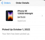 Iphone SE 2022 - 128GB