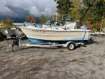 1995 Arima Sea Pacer 17' Open Bow Boat Yamaha 100 hp 4-Stroke Trailer