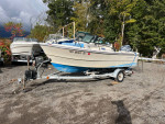 1995 Arima Sea Pacer 17' Open Bow Boat Yamaha 100 hp 4-Stroke Trailer