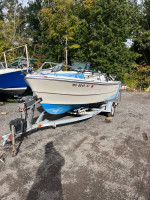 1995 Arima Sea Pacer 17' Open Bow Boat Yamaha 100 hp 4-Stroke Trailer