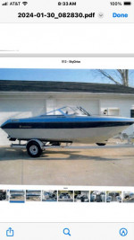 1992 20’ Thompson Calae i/o
