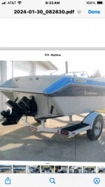 1992 20’ Thompson Calae I/O