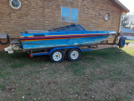 1983 19' Baja Bowrider Boat and Trailer