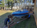 1983 19' Baja Bowrider Boat and Trailer