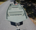 Clean 2013 WAR EAGLE 14 ' aluminum boat
