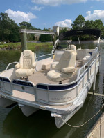 22.5 tri toon pontoon new 150 yamaha